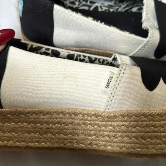 TOMS Valencia Platform Espadrille - Natural size 6.5 - Picture 9 of 9